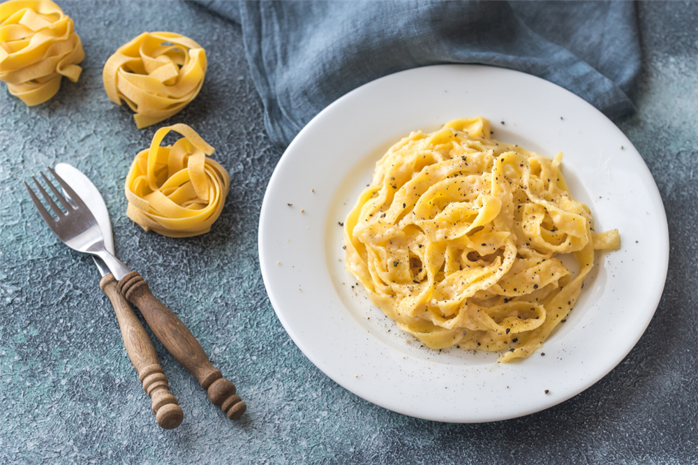 Skinny Fettuccine Alfredo